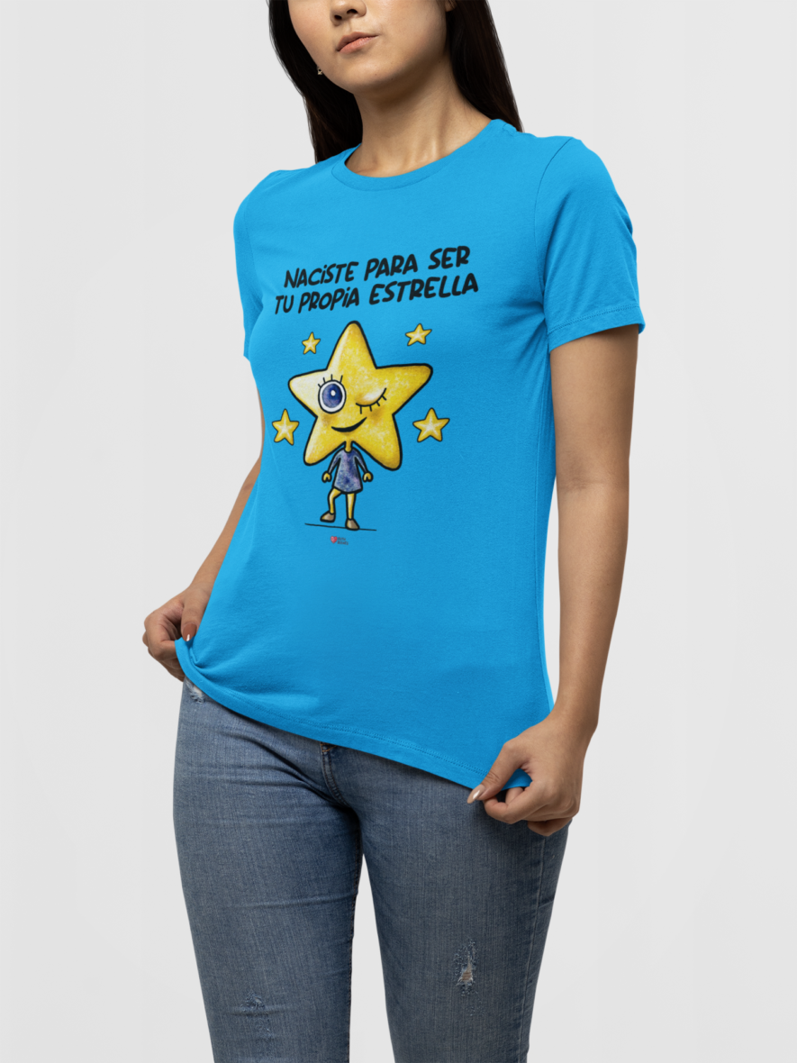 Camiseta Estrella Turquesa