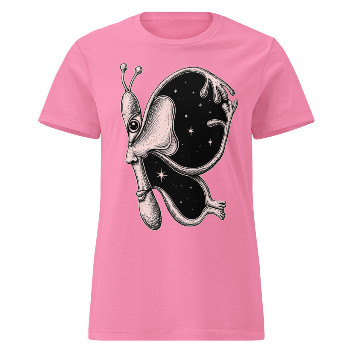 Camiseta Lepidóptera Rosa Mujer