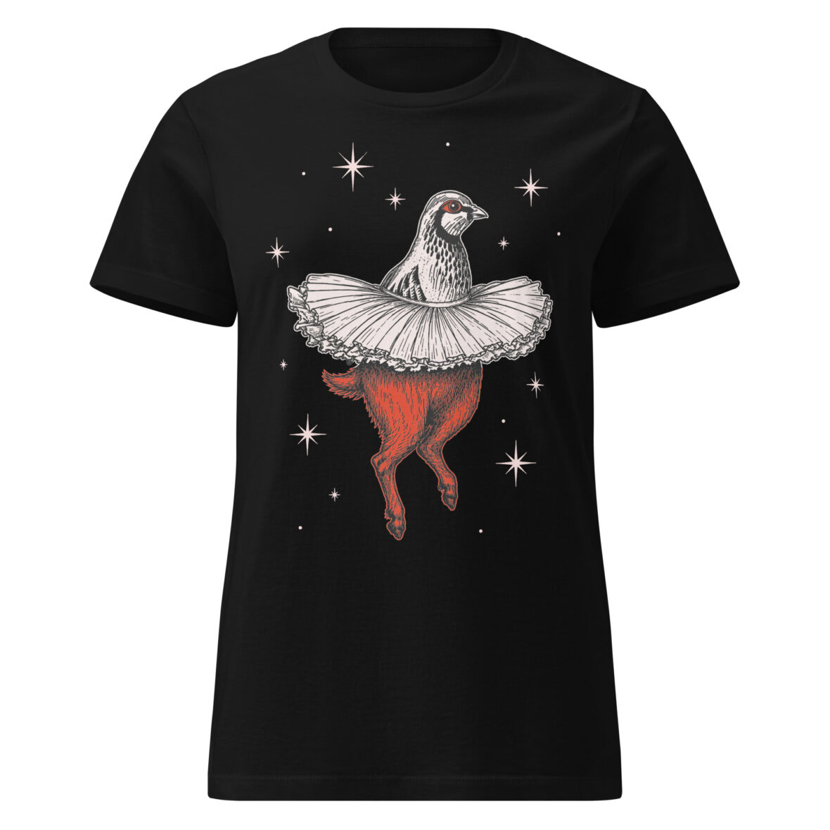 Camiseta Alectoris Negra Mujer