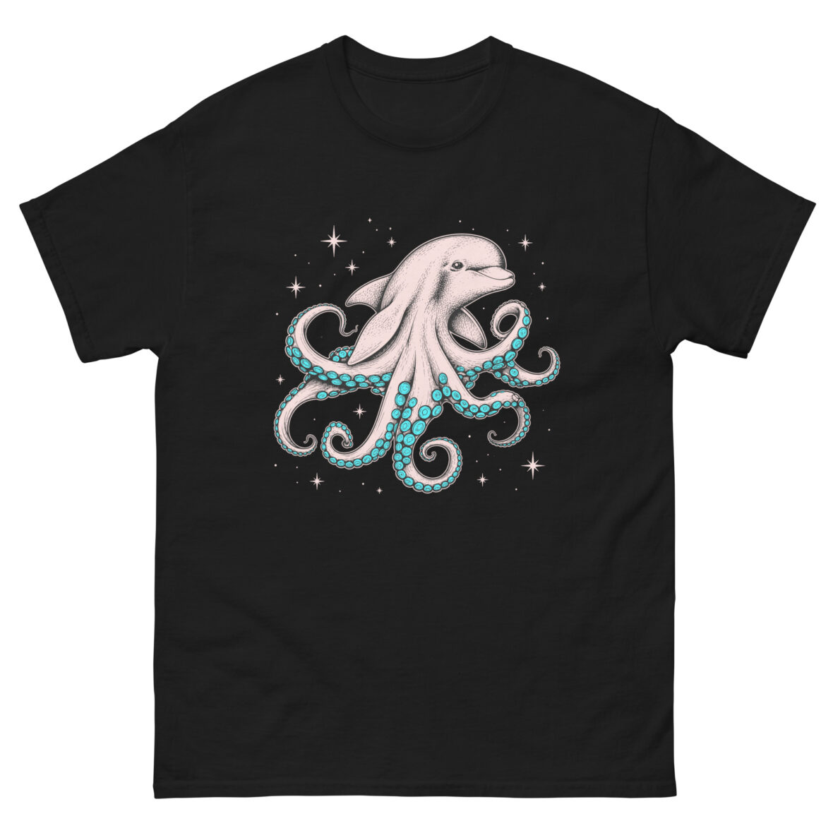Camiseta Delphinus Negra Unisex