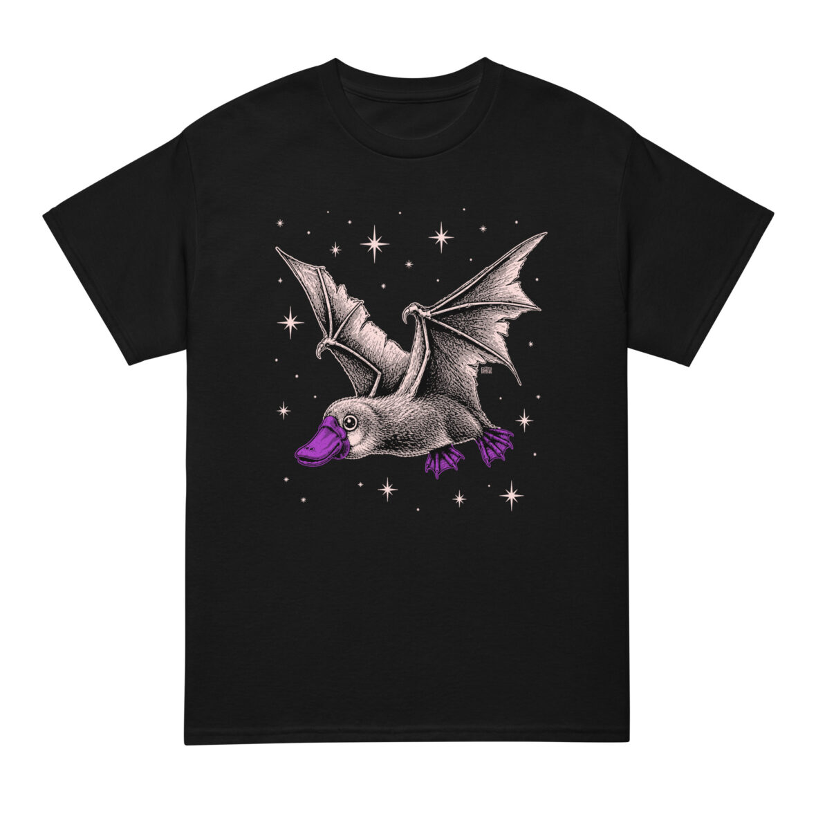 Camiseta Ornitociélago Negra Unisex
