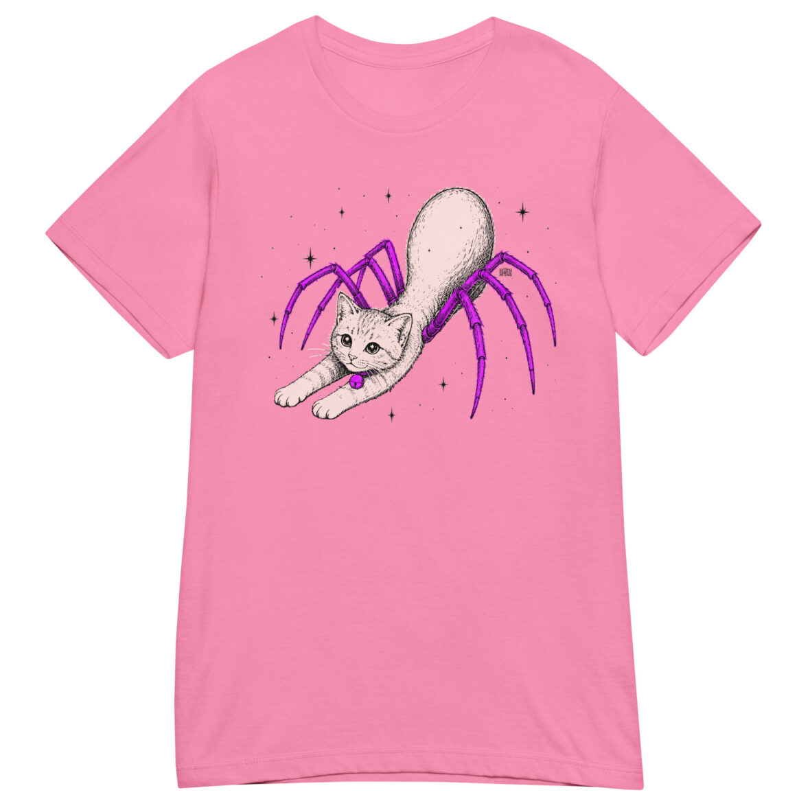 Camiseta Gataraña Rosa Mujer